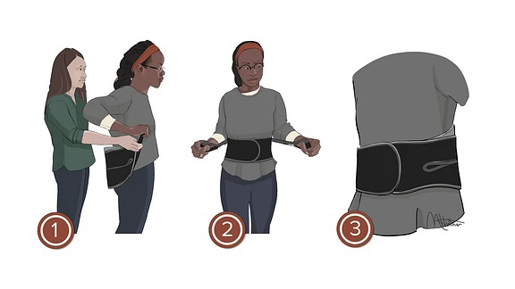 How to Wear a Back Brace