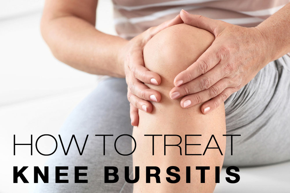 Wie behandelt man Bursitis im Knie