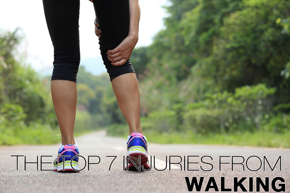 Las 7 principales lesiones por caminar