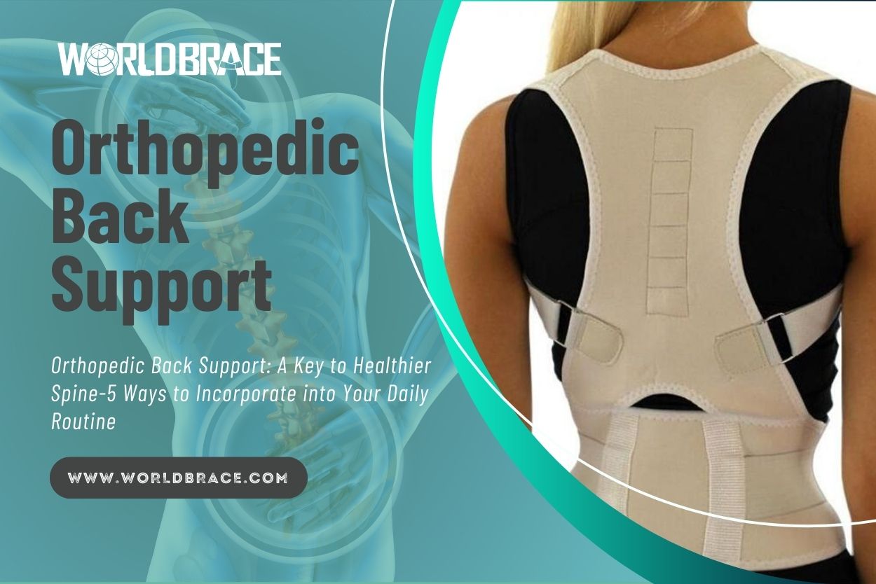 Orthopädische Rückenstütze